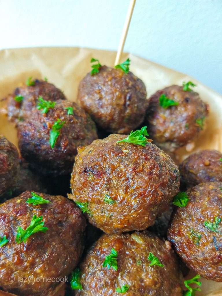 Easy, juicy Meatballs Lazyhomecook