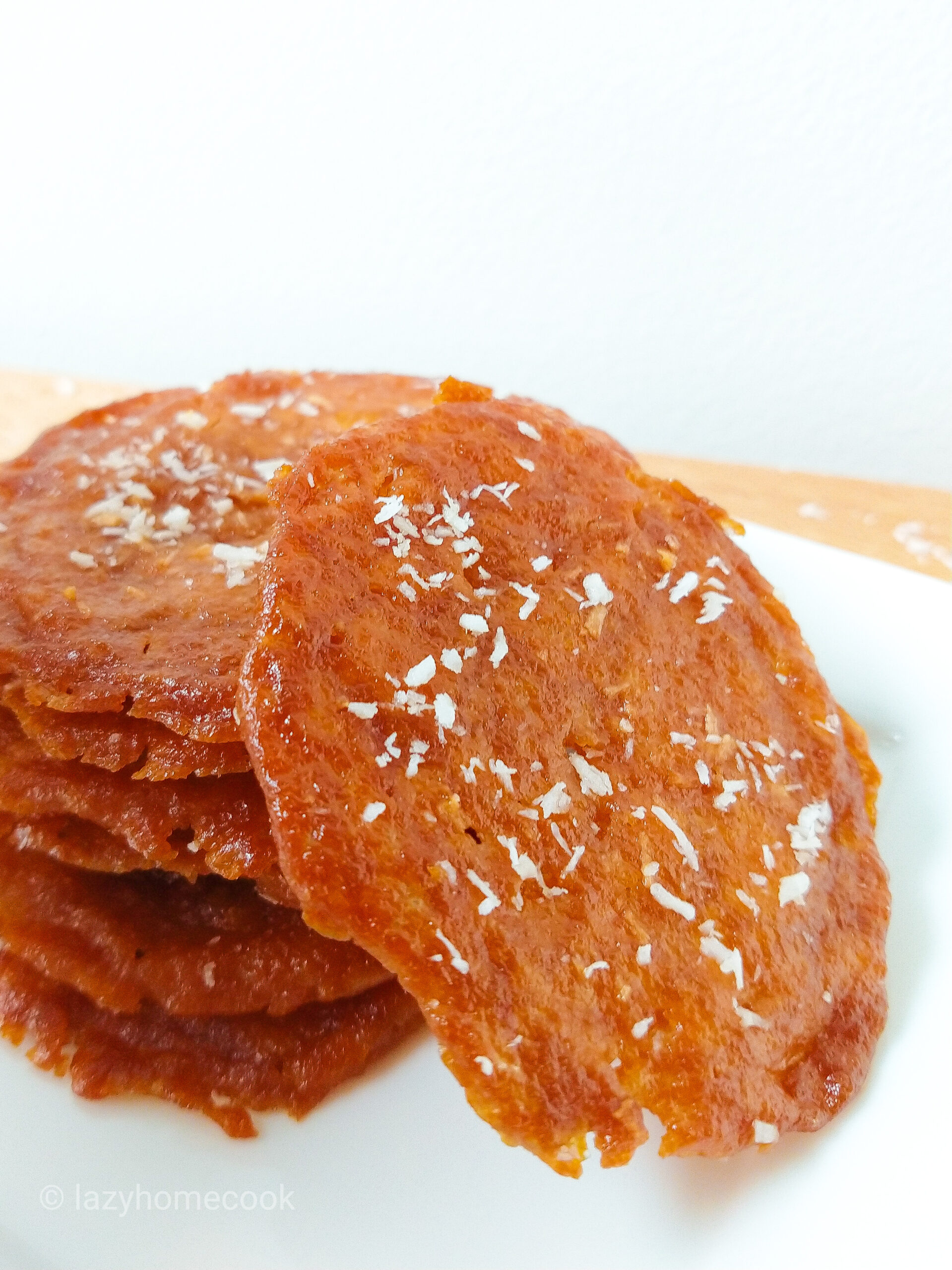 Caramel coconut thins