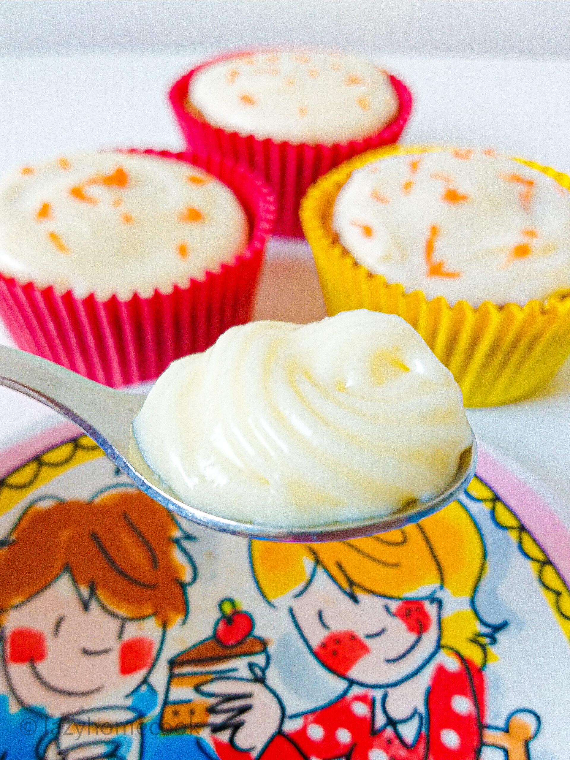 Cream cheese frosting (lump-free)