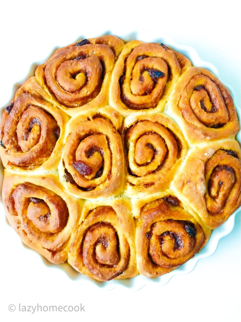 Homemade cinnamon roll recipe (only one rise!) Lazyhomecook