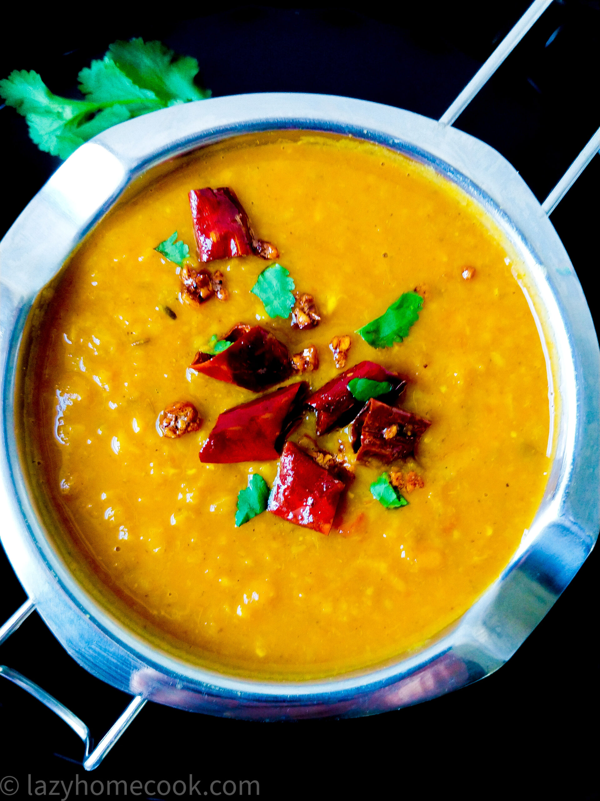 Indian dal tadka (easy yellow lentil curry)