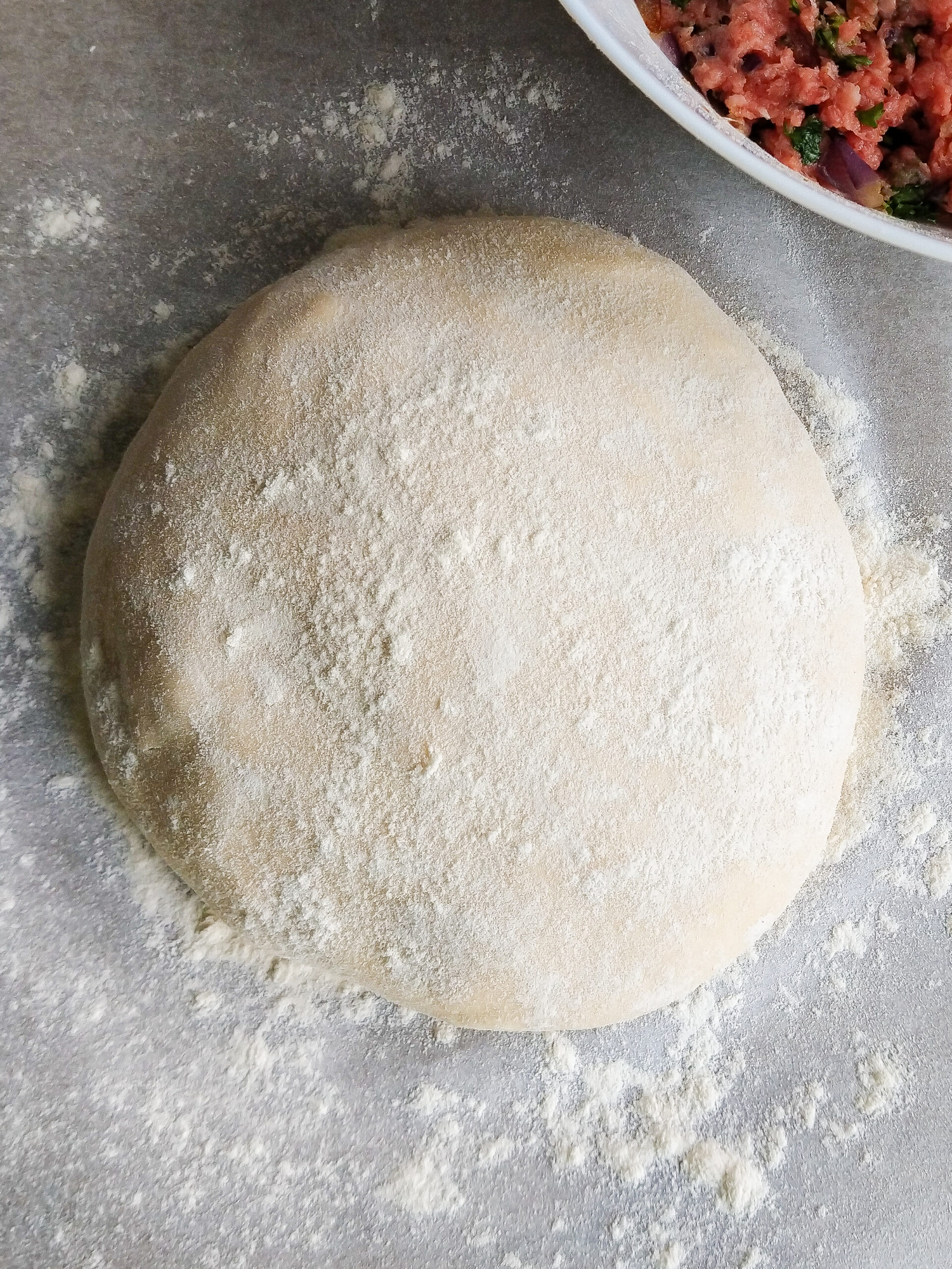 Homemade Russian dough (for pelmeni or vareniki)