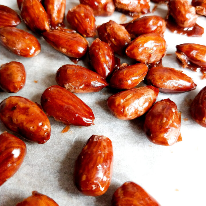 caramelized almonds recipe